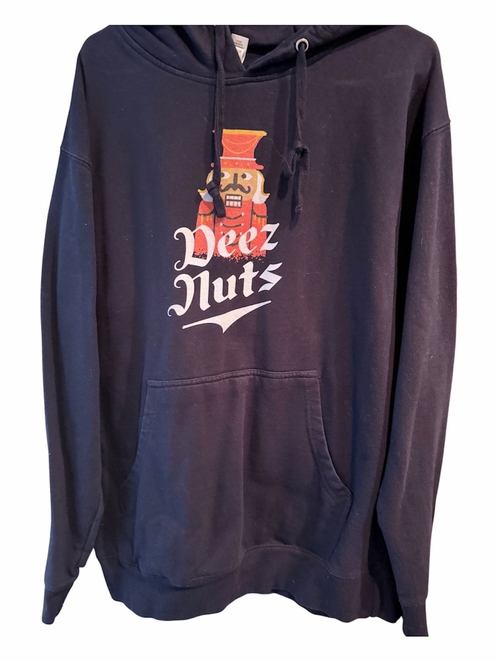 Deez Nuts Nutcracker Christmas Hoodie Funny Holiday Pullover